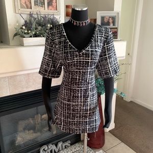 Lularoe Black & White Empire Top Size 2XL